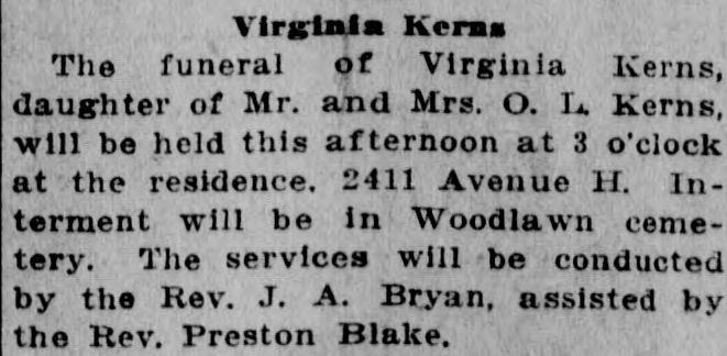 VIrginia Kerns obituary